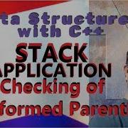 Stack Application Checking Well Formed Parentheses In C With Example By Studies Studio