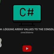 C Logging Array Values To The Console