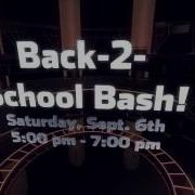 Back 2 School Bash 2014 Promo