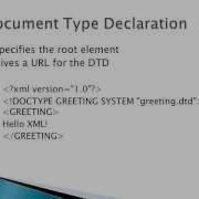 Element Declarations In DTDs Podcast