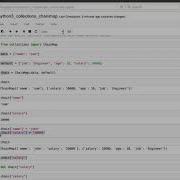 Python 3 Use Of Collections ChainMap