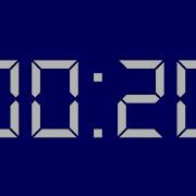 20 Seconds Timer HD No Copyright Navy Blue Screen Beep