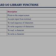 Library Functions In C Lec 106 C Programming Tutorials