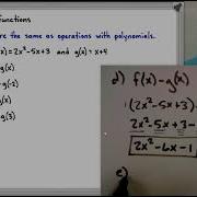 6 02 Operations With Function Notation