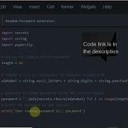 Python Tutorial How To Create A Random Password Generator