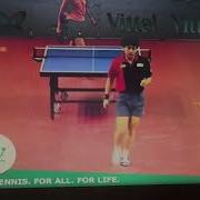 Forehand Loop Footwork Against A Long Push