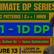 L13 1D DP Dice Combinations Intuition Building CSES Recursion Memoization Tabulation