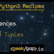 Named Tuples Ep1 7 Python 3 Recipes