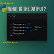 Python Quizzes 1 Append Vs Extend In Python List