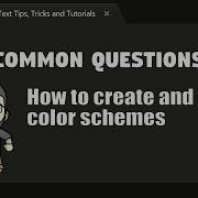 CQ27 How To Create And Edit Color Schemes Easily