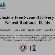CVPR23 Occlusion Free Scene Recovery Via Neural Radiance Fields