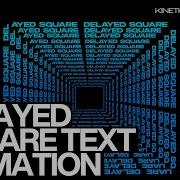 Delayed Square Text Animation Kinetic Typography After Effects Tutorial