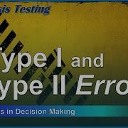 Type I And Type II ERRORS In Hypothesis Testing 14 12
