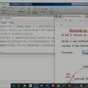 Writing And Calling A User Defined Functions In MATLAB