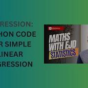 26 Python Code For Simple Linear Regression