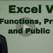 Explanation Of Functions Private Subs And Public Subs In Excel VBA