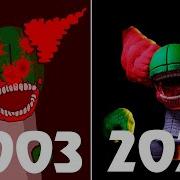 Evolution Of Tricky The Clown Madness Combat In Games 2003 2021