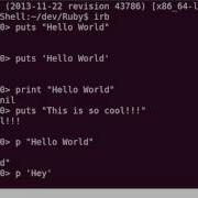 Learn Ruby Programming Coding Tutorial Introduction I