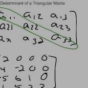 Linear Algebra Finding The Determinant Of A Triangular Matrix