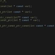 Pointer To Constants And Constant Pointers In C