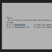 Part 1 Of Command Lines A Lecture On Basic Commands For Text Processing And Statistics