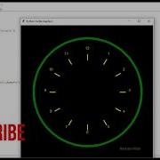 Analog Clock Using Turtle Graphics