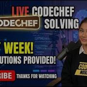 Codechef Starters 214 Code Solutions All Codes In Live Codenova Leetcode Codeforcessolutions