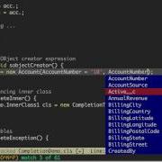 Vim Force Com Apex Code Completion