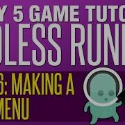 Unity Endless Runner Tutorial 16 Making A Main Menu