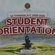 1st Trimester AY 2025 2026 Student Orientation