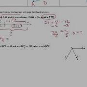 Using The Segment And Angle Addition Postulate