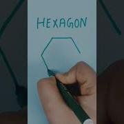How To Draw Hexagon Shape Drawing Shapes Math Hexagon Shortfeed Shorts