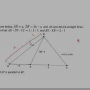 Prove Lines Parallel Using Vectors