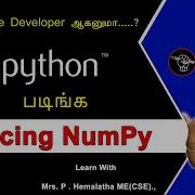 Learn Python Part 31 Slicing NumPy In Python தம ழ அக டம
