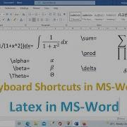 MathType In Word Equation Editor English Subtitles