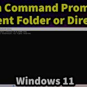 Windows 11 How To Open Command Prompt In Current Folder Or Directory