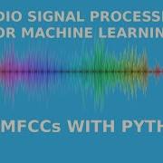 Извлечение кепстральных коэффициентов мел частоты с помощью Python