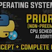 Understanding Priority Non Preemptive CPU Scheduling Algorithm In Python Operating Systems