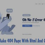Creating A Custom 404 Page With HTML And CSS Engaging Error Pages Tutorial