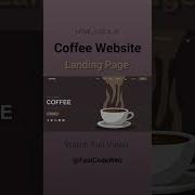 Coffee Website Using HTML CSS Step By Step Tutorial Fast Code