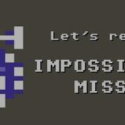Impossible Mission Commodore 64 One Of The Best C64 Games Of All Time Synopsis Review