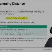 Lecture Channel Coding Graph Based Codes Chapter 2 Vid 3 Block Codes