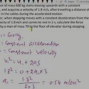Engineering Mechanics Laws Of Motion Motion Of Lift Solving Problem 107