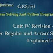 UNIT 4 REVISION PART 1 FOR REGULAR OR ARREAR STUDENTS Explained In Tamil