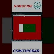 Pakistani Flag Design Using Python Turtle Shorts Short Ytshorts Ytshort Pythonshorts
