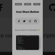 CSS Button Hover Effect Slide To Reveal Social Icons Code Guy Shorts Trending Htmlcss