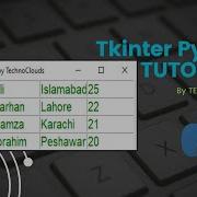 How To Create Table In Tkinter Python Tkinter Tutorials