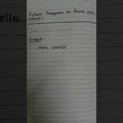 Print Hello World In Python Language Python Programming Language