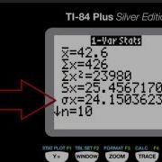 Lab 2 How To Use The Calculator S 1 Var Stats Command
