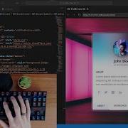 ASMR Programming Coding Profile Card UI No Talking